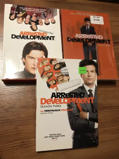 TV Shows on DVD Arrested Development - seasons 1-3 - $20.00 Family Guy - seasons 1-11 $80.00 Glee -...