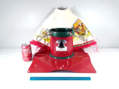 Christmas Mountains Santa's Solution Steel Tree Stand & Skirt, View more