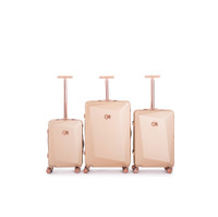 3-Piece Luggage Set Lightweight Durable, Double Spinner Wheels