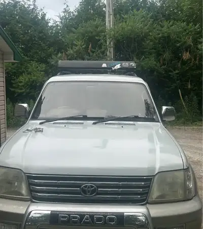Heavy tube aluminum roof rack. Was on a 4 runner type vehicle. No mounting bolts but I used ubolts a...