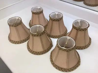 6  CHANDELIER  LAMPSHADES, View more