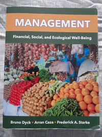 Management: Financial, Social, and Ecological Well-being
