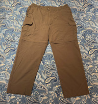 Men’s Tilley Convertible Khaki Pants Made in Canada