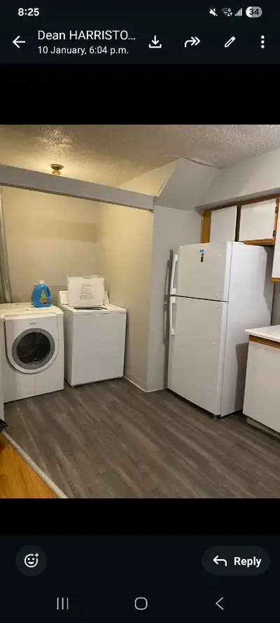 2 bedroom, one bathroom apartment for rent. Water included and hydro is not. 2 bedrooms kitchen and...