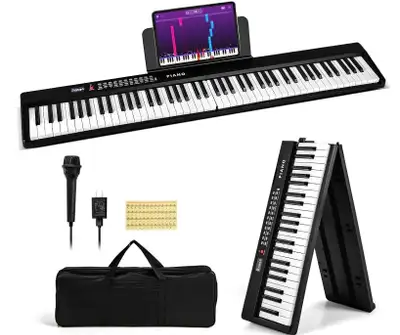 Full-Size Foldable Digital Piano, View more