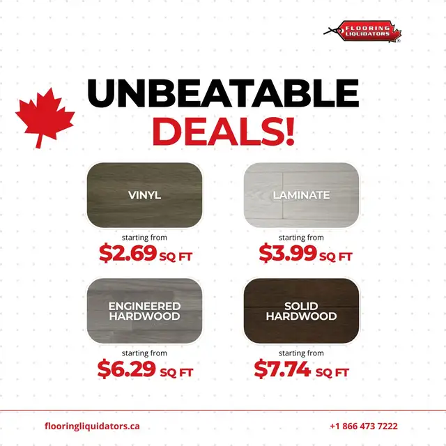 DEALS ON FLOORING in Floors & Walls in Ottawa - Image 2