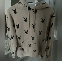 White playboy hoodie