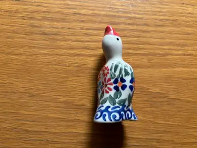 Handmade Polish Pottery Pie Bird, View more