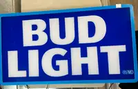 Bud Light    sign   24x16