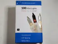 Northlight 100 mini lights red & clear/100 petites lumières noël