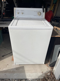 Washer and gas dryer 