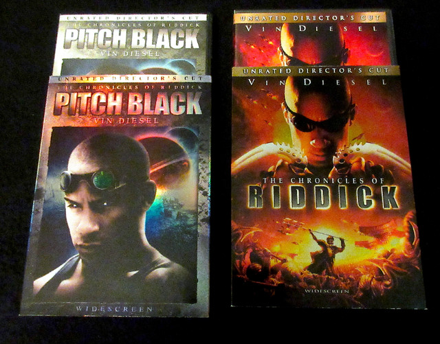Pitch Black & Chronicles of Riddick, Unrated Dir Cut DVD X2 NICE in CDs, DVDs & Blu-ray in Stratford - Image 4