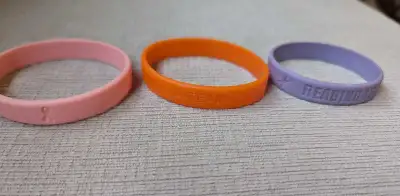 Brand New Silicone Bracelets (3), View more