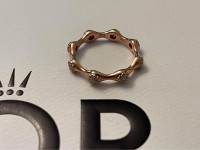 Pandora Pavé Modern LovePods Ring, Brand NEW with bag size 58