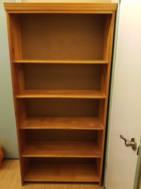 Solid pine bookshelf