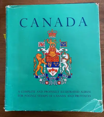 This listing is for a Minkus Used Postage Stamp Album. Lots of Canadian Postage Stamp included in th...