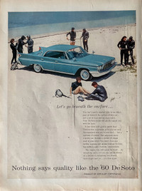 1960 Chrysler De Soto Original Ad 