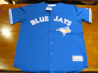 TORONTO BLUE JAYS ADULT NWT OFFICIAL BASEBALL JERSEY+FREE HAT