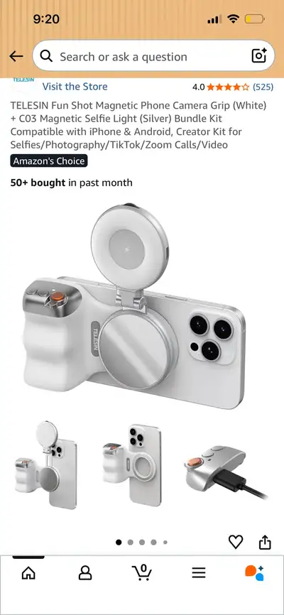 Telesin Phone Camera light, View more