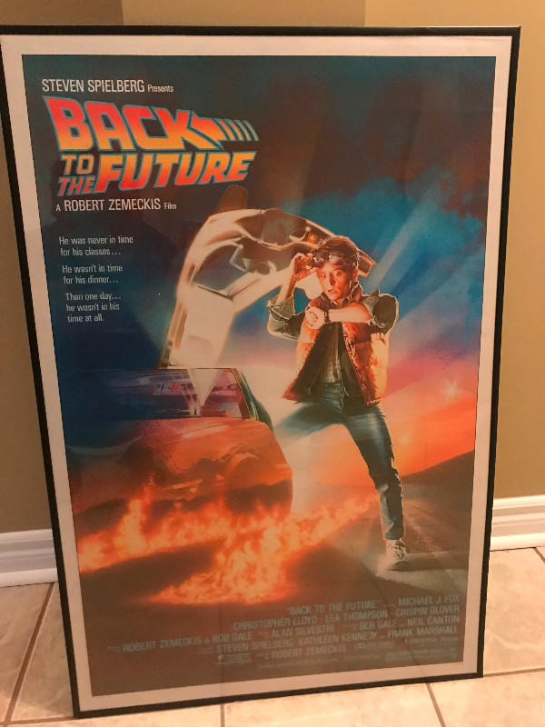 Back to the Future movie poster in Arts & Collectibles in Mississauga / Peel Region