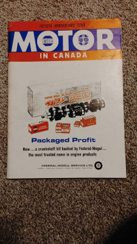 Motor in Canada trade magazine 50th ann. April 1966