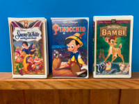 Disney Classics Animated Movies VHS
