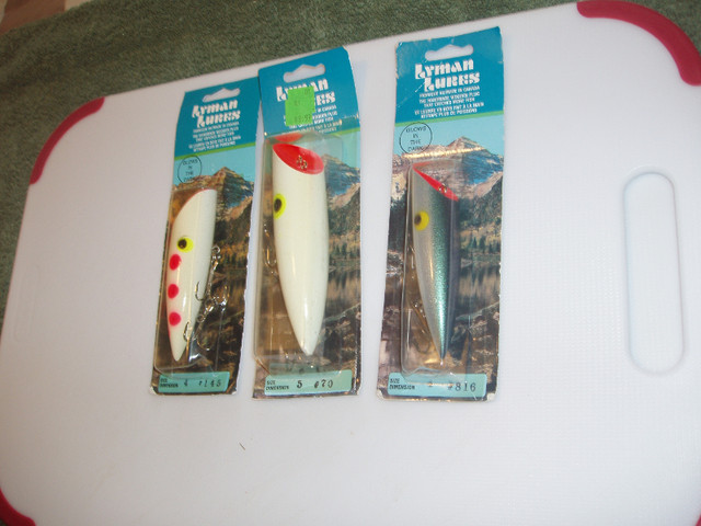 NEW LYMAN LURES 4" & 5" ORIGINAL PAINTED EYE GLOW in Fishing, Camping & Outdoors in Owen Sound - Image 4