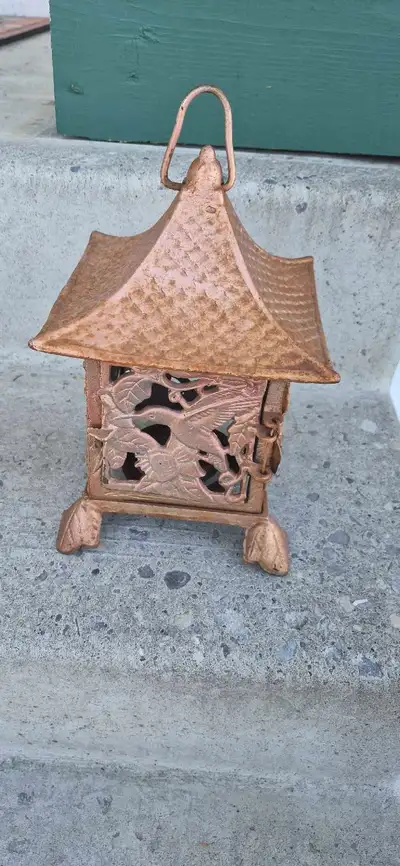 Lantern vintage cast iron pagoda , View more