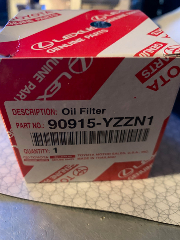 10pces Oil Filter - Toyota (90915-YZZN1)1984-2023 Toyota in Engine & Engine Parts in Yarmouth - Image 4