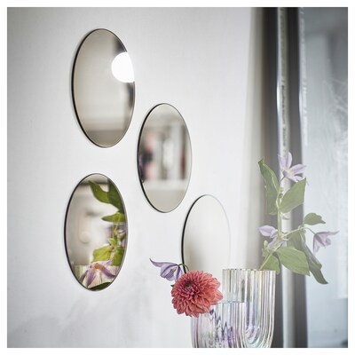 IKEA round + square mirrors - 2 packs of 4 in Home Décor & Accents in Saskatoon - Image 3
