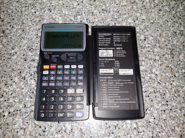 Casio fx-5800p programmable scientific calculator in General Electronics in Markham / York Region