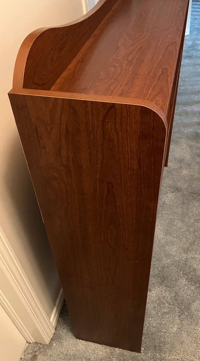 Cherry finish bookcase headboard (twin) in Bookcases & Shelving Units in Ottawa - Image 3