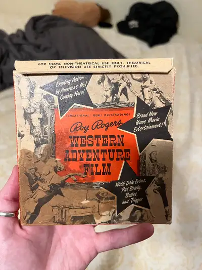 A vintage 8mm home reel. Box is in poor shape, but reel seems to be in excellent shape. Great for th...