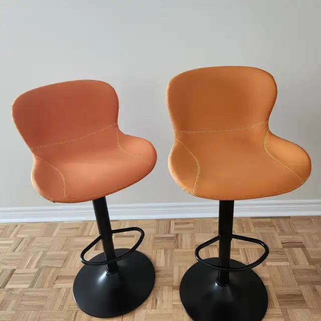 Bar Stools, Set of 2, Swivel Height Adjustable in Chairs & Recliners in City of Toronto - Image 6