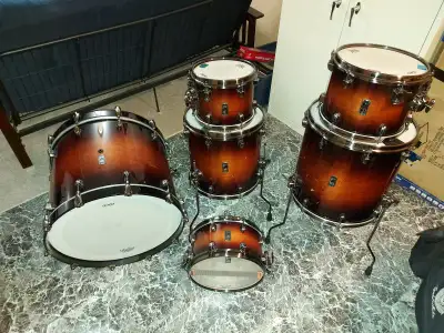 Mapex "Blaster" Black Panther Drum Shells!! -18x22 Bass drum -16x16(Floor Tom) -14x14(Floor Tom) -12...