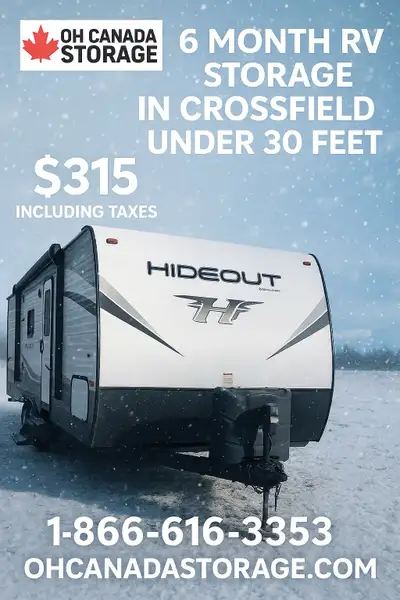 Want to save on RV storage White pea Calgary rates when you can park your RV in Crossfield for much...