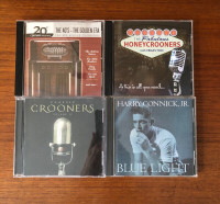 4 CDs Crooners Harry Connick - Mills Brothers - Nat King Cole  +