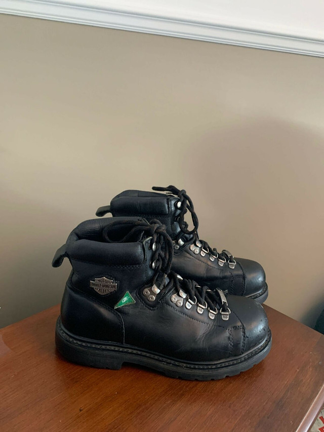 Bottes Harley Davidson homme cap d'acier grandeur 8 | Chaussures pour hommes  | Laurentides | Kijiji