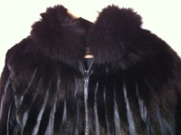 Real Leather fur JacketFashionable and beautiful