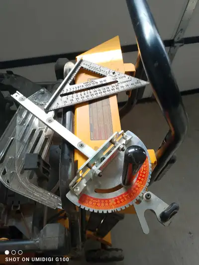DeWalt portable table saw. Best saw on the market. All portable saw are gravity rise and they are di...