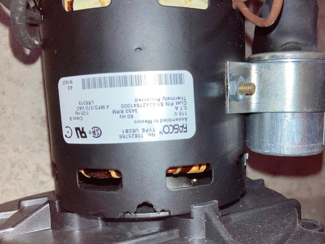 York / Luxaire / Coleman  Furnace Venter / Inducer motor in Heating, Cooling & Air in Barrie - Image 2