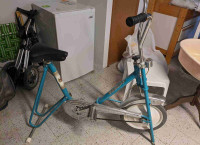 Exercise bike mint retro
