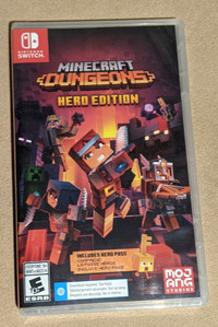 Minecraft Dungeons Hero New SEALED Switch game