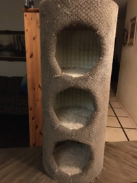 Three tier cat tower