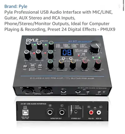 Pyle Audio Interface, View more