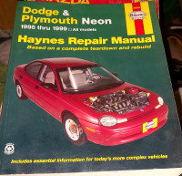 NEON Plymouth Repair Manual HAYNES