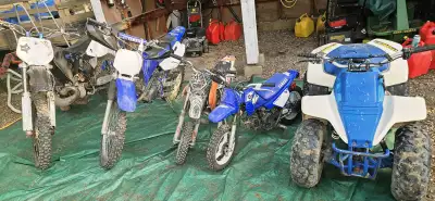 1996 YZ 250 new top end maybe 3 hours on it bike just sits. 1997 ttr 125 great bike wife rode it but...