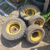 John Deere rims tires and hubs