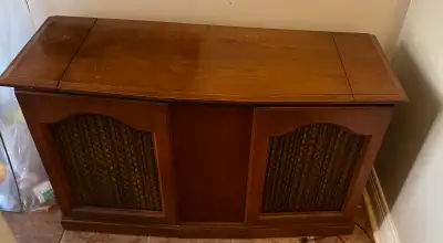 Antique record player, View more