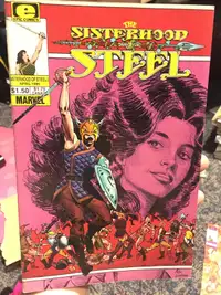  SISTERHOOD OF STEEL #3 & 4 comics retro vintage 